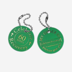 Celebrate Recovery Chip 60-Day - Green (Pack of 25)