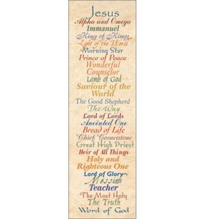 NAME OF JESUS BOOKMARK - 25 COUNT