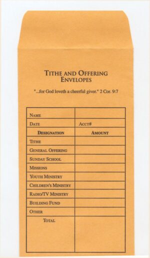 Offering Envelopes - 100 Count
