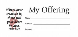 Offering Envelopes - 100 Count Bill Size